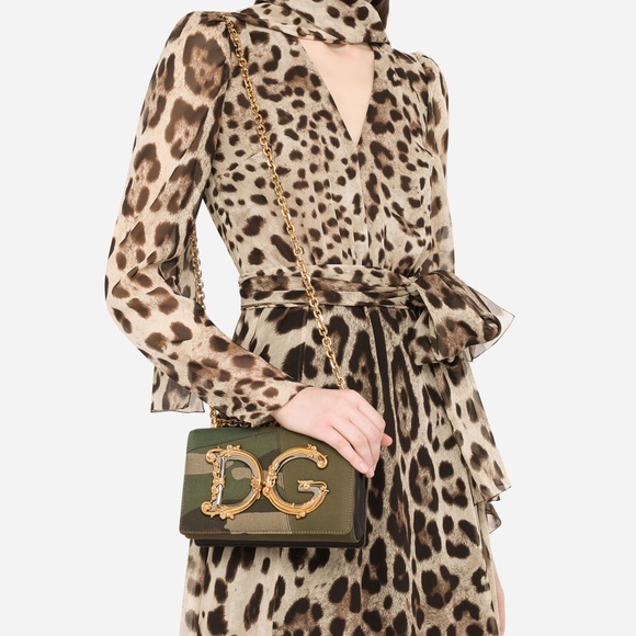 👜 🆕 Dolce & Gabbana Girls bag in camouflage patchwork - Picture 6 of 6
